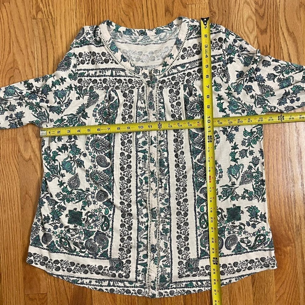 Boho paisley floral top - Picture 4 of 12